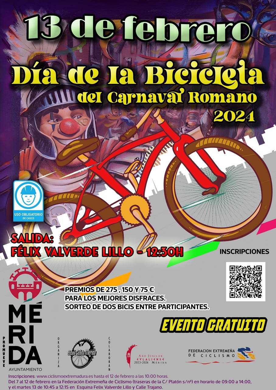 Día de la Bicicleta del Carnaval Romano