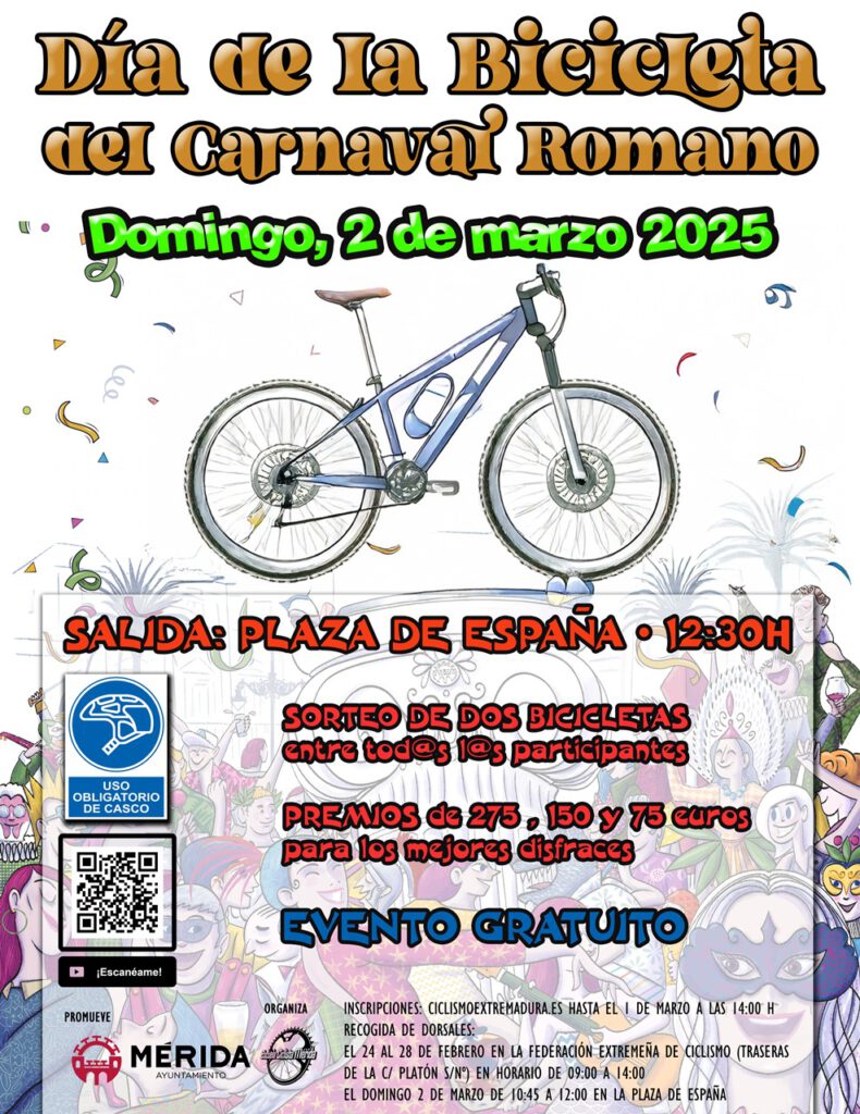 Día de la Bicicleta del Carnaval Romano 2025